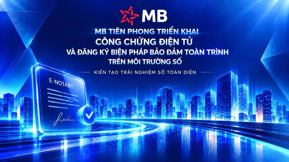 MB triển khai công chứng điện tử đối với hợp đồng thế chấp - Ảnh 1.