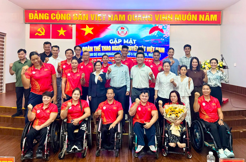 Gặp mặt VĐV, tiếp lửa cho Đoàn Thể thao người khuyết tật Việt Nam dự ASIAN Para Games 2026 - Ảnh 1.