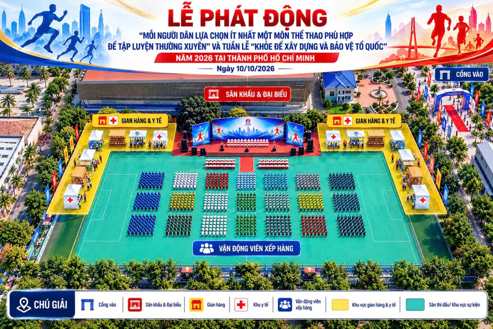TP.HCM sẵn sàng cho ngày hội lan tỏa tinh thần rèn luyện thân thể - Ảnh 2.