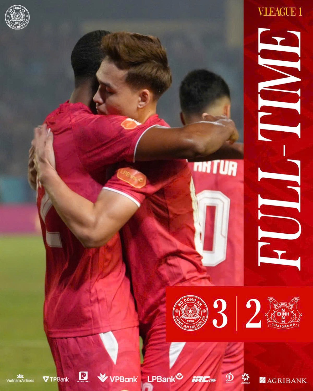 Ngoại binh lập hat-trick, CAHN đánh bại Ninh Bình FC để chiếm ngôi đầu V-League - Ảnh 2.