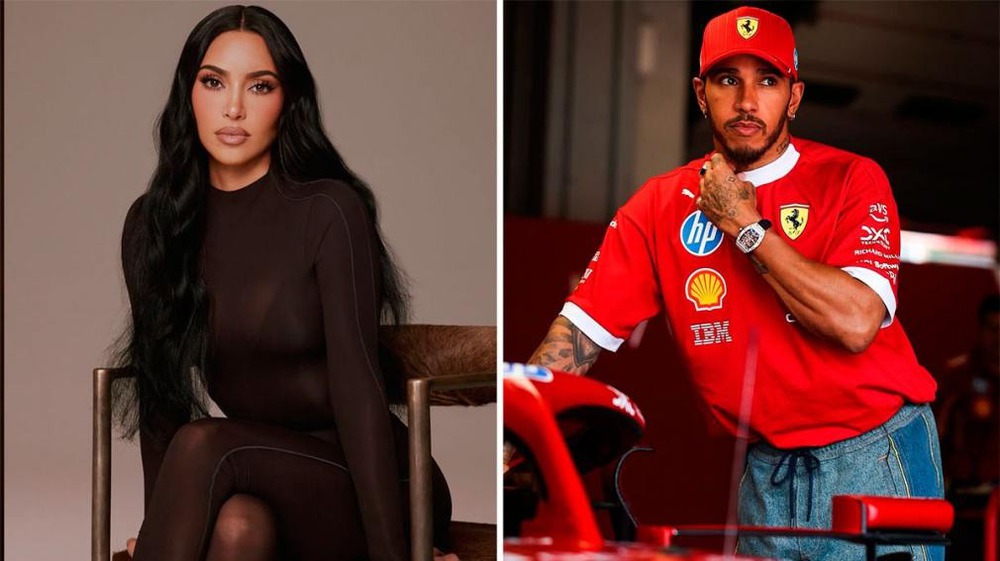 Lewis Hamilton và Kim Kardashian công khai hẹn hò tại Super Bowl? - Ảnh 2.