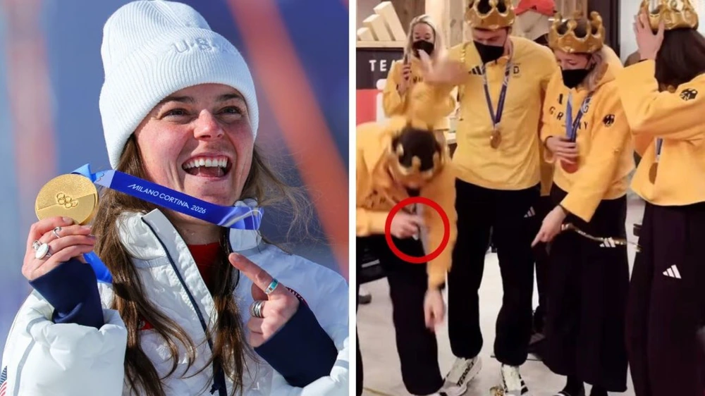 Sự cố huy chương Olympic mùa Đông khiến VĐV được khuyến cao 'không nhảy lên phấn khích' khi ăn mừng - Ảnh 1.