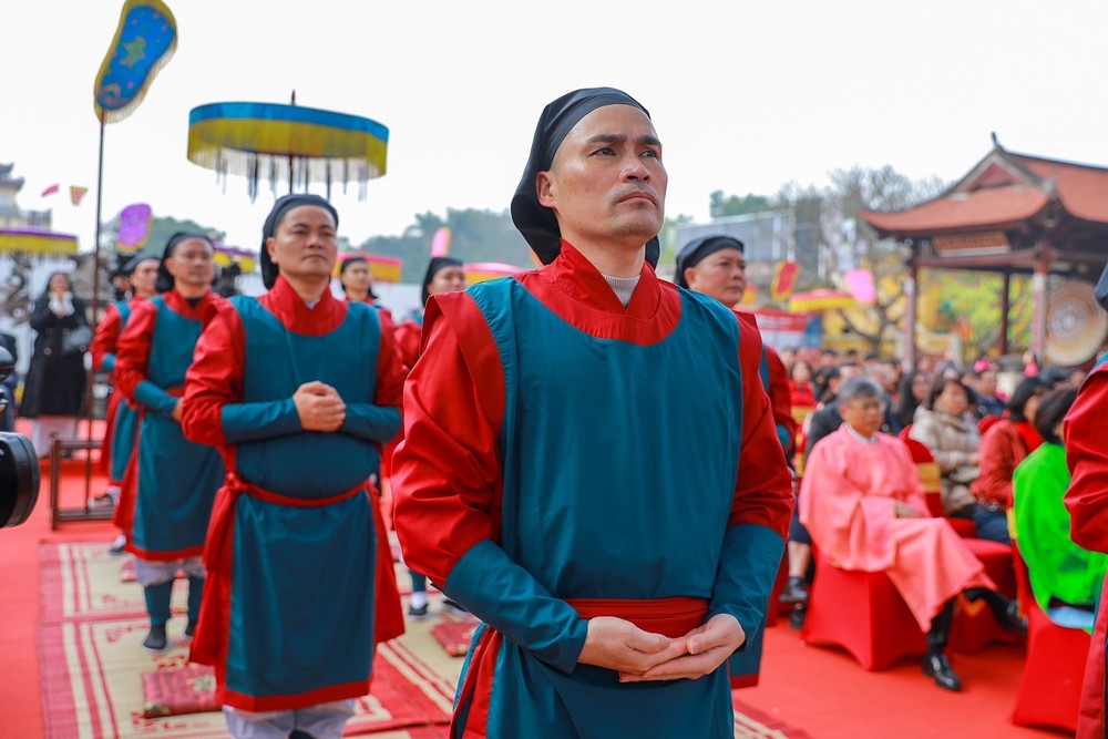 Tái hiện nghi lễ cung đình "Tống cựu nghinh tân" tại Hoàng thành Thăng Long - Ảnh 7.