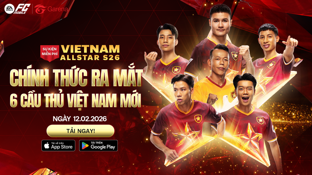 EA SPORTS FC Mobile Việt Nam ra mắt đầy đủ đội hình Vietnam All Star 2026 dịp Tết Bính Ngọ - Ảnh 1.
