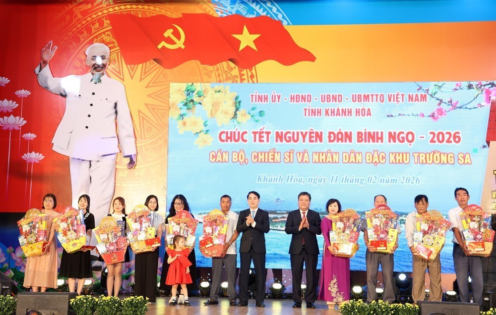 Cầu truyền hình trực tuyến chúc Tết quân và dân Đặc khu Trường Sa - Ảnh 2.