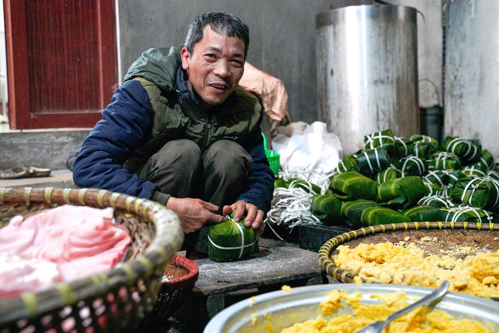 Làng bánh chưng Tranh Khúc vào vụ Tết Bính Ngọ - Ảnh 3.