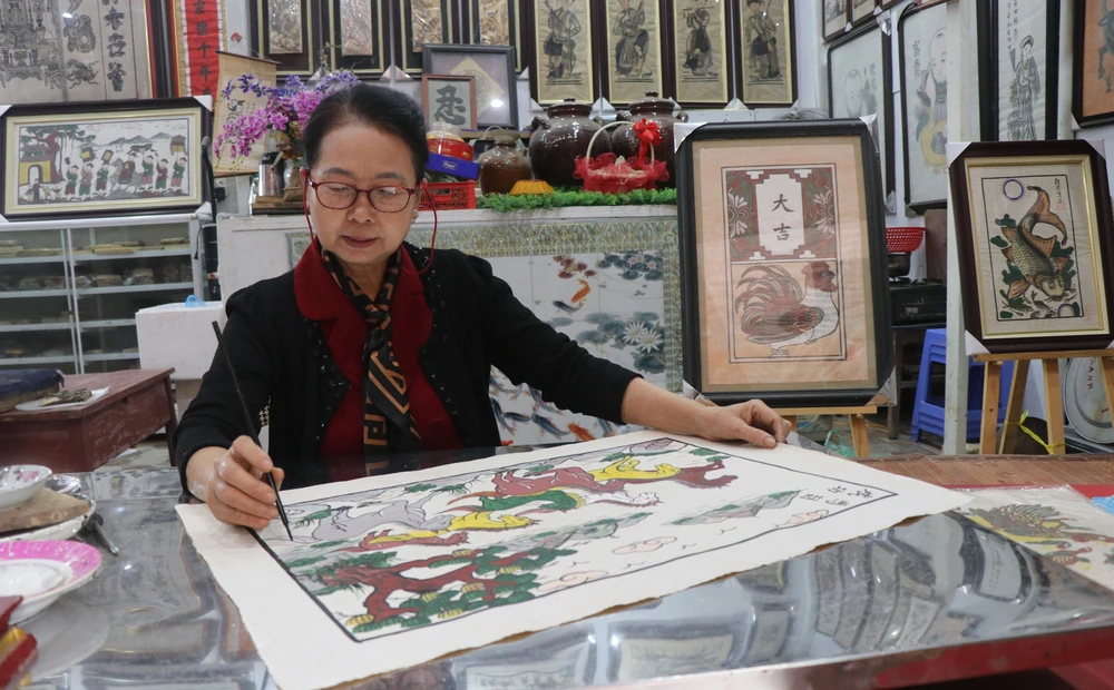 Tết Bính Ngọ cùng tìm hiểu ý nghĩa con ngựa trên tranh dân gian Đông Hồ - Ảnh 6.