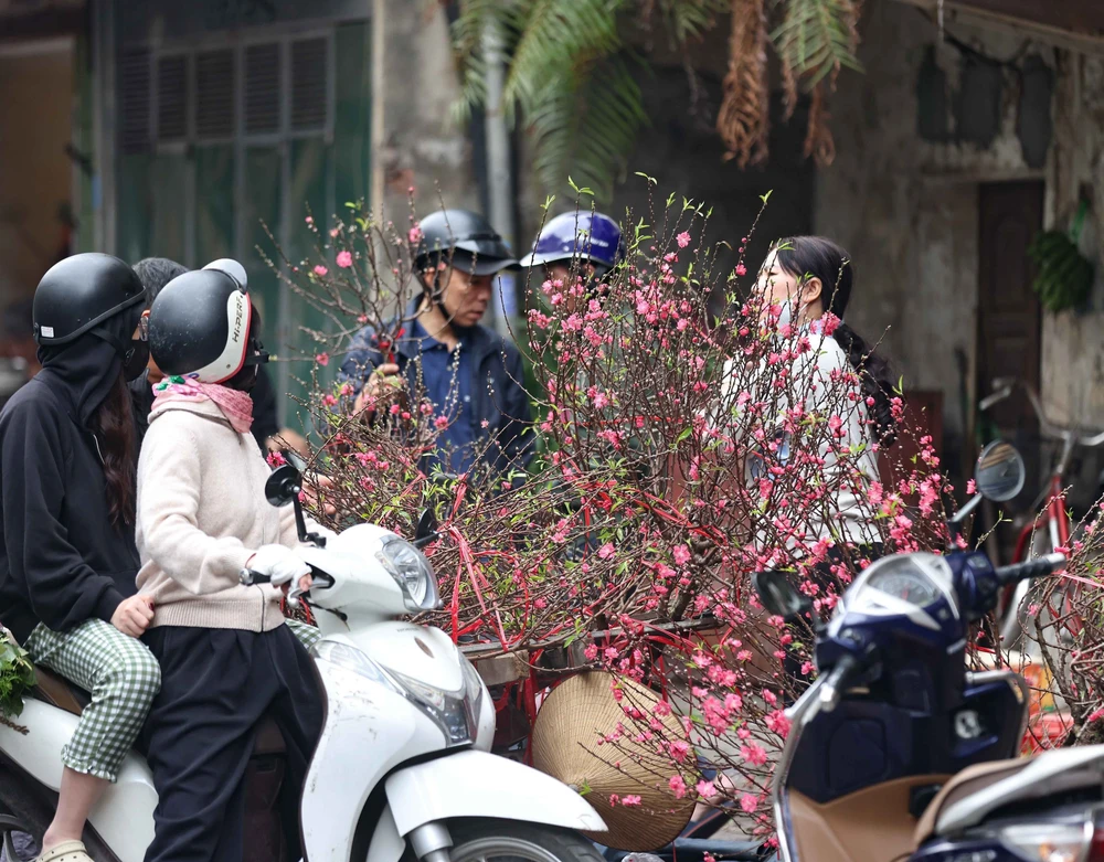 Hà Nội: Chợ truyền thống nhộn nhịp mua bán ngày cuối năm - Ảnh 2.