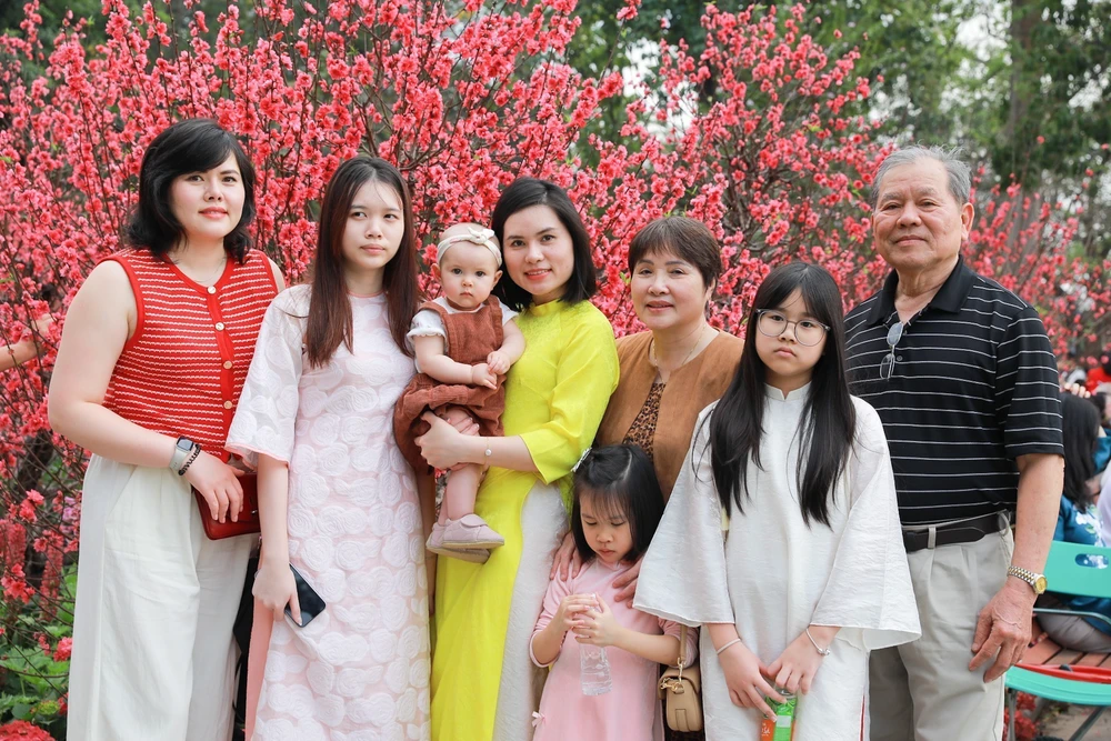 Tận hưởng không khí Tết sớm bên hồ Hoàn Kiếm - Ảnh 5.