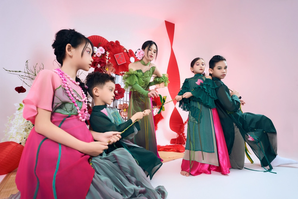 Siêu mẫu nhí Chu Việt Nam tái hiện trò chơi dân gian trong bộ ảnh đặc biệt - Ảnh 5.