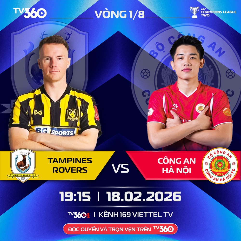 Lịch thi đấu bóng đá hôm nay 18/2: CAHN phải vượt khó trên đất Singapore - Ảnh 1. Lịch thi đấu bóng đá hôm nay 18/2: CAHN phải vượt khó trên đất Singapore - Ảnh 1.