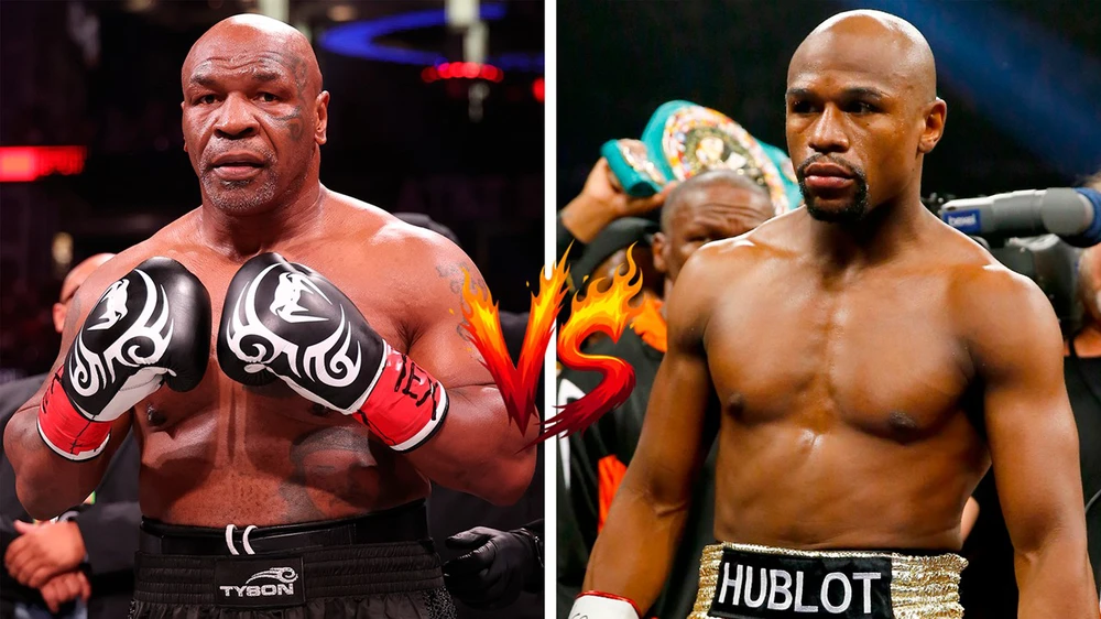 Ấn định ngày diễn ra đại chiến Mike Tyson vs Floyd Mayweather - Ảnh 1. Ấn định ngày diễn ra đại chiến Mike Tyson vs Floyd Mayweather - Ảnh 1.