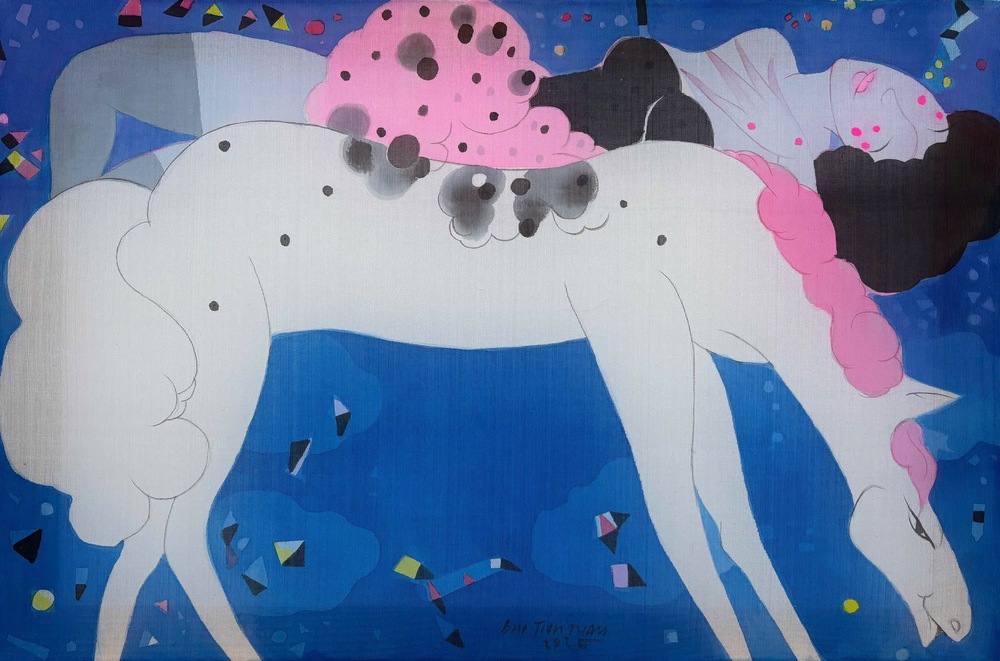 Ngắm muôn vẻ "Ngựa Xuân" cất vó trong hội họa - Ảnh 4. Ngắm muôn vẻ "Ngựa Xuân" cất vó trong hội họa - Ảnh 4.