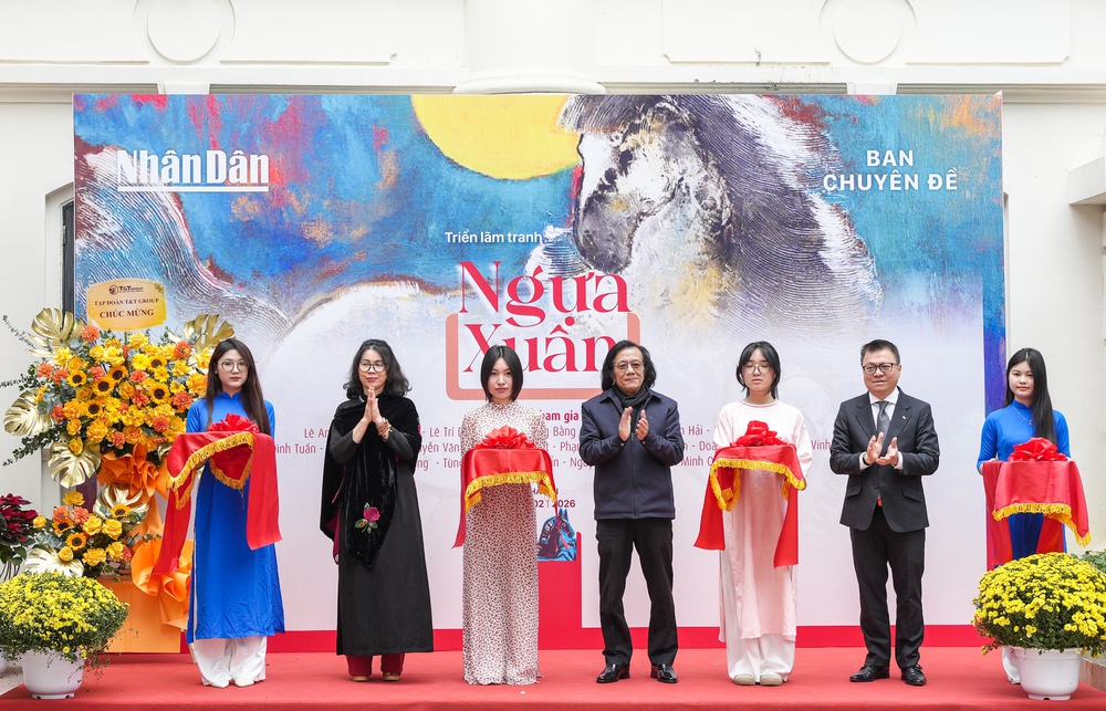 Ngắm muôn vẻ "Ngựa Xuân" cất vó trong hội họa - Ảnh 1. Ngắm muôn vẻ "Ngựa Xuân" cất vó trong hội họa - Ảnh 1.