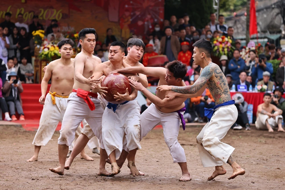 Hội vật cầu Thúy Lĩnh - khích lệ tinh thần thượng võ dân tộc - Ảnh 6.