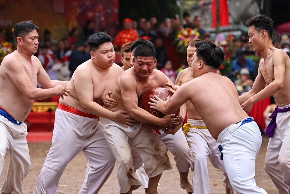 Hội vật cầu Thúy Lĩnh - khích lệ tinh thần thượng võ dân tộc - Ảnh 2.