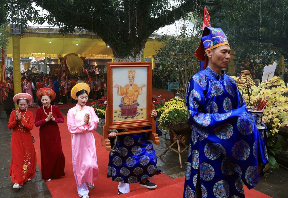 Lễ kỷ niệm 1.986 năm Khởi nghĩa Hai Bà Trưng và khai mạc Lễ hội đền Hai Bà Trưng năm 2026 - Ảnh 9.