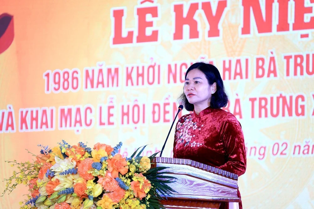 Lễ kỷ niệm 1.986 năm Khởi nghĩa Hai Bà Trưng và khai mạc Lễ hội đền Hai Bà Trưng năm 2026 - Ảnh 5.