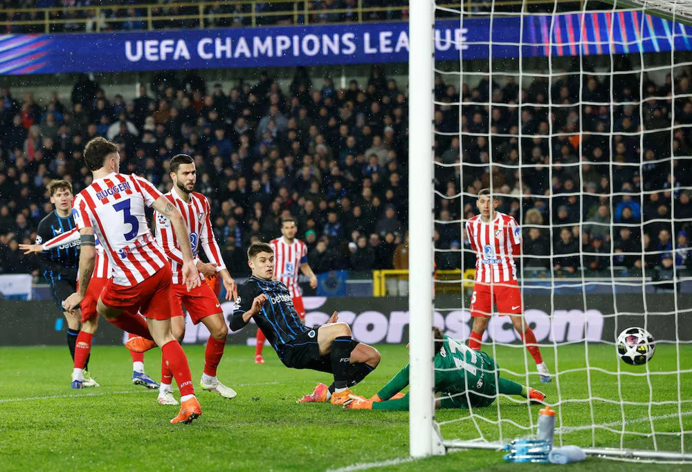 Champions League, 00h45, ngày 25/2, sân Metropolitano, Atletico Madrid – Club Brugge: Mong manh hàng phòng ngự Atletico - Ảnh 1. Champions League, 00h45, ngày 25/2, sân Metropolitano, Atletico Madrid – Club Brugge: Mong manh hàng phòng ngự Atletico - Ảnh 1.
