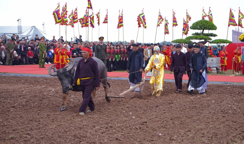 Khai mạc Lễ hội Tịch điền Đọi Sơn - Ảnh 4. Khai mạc Lễ hội Tịch điền Đọi Sơn - Ảnh 4.