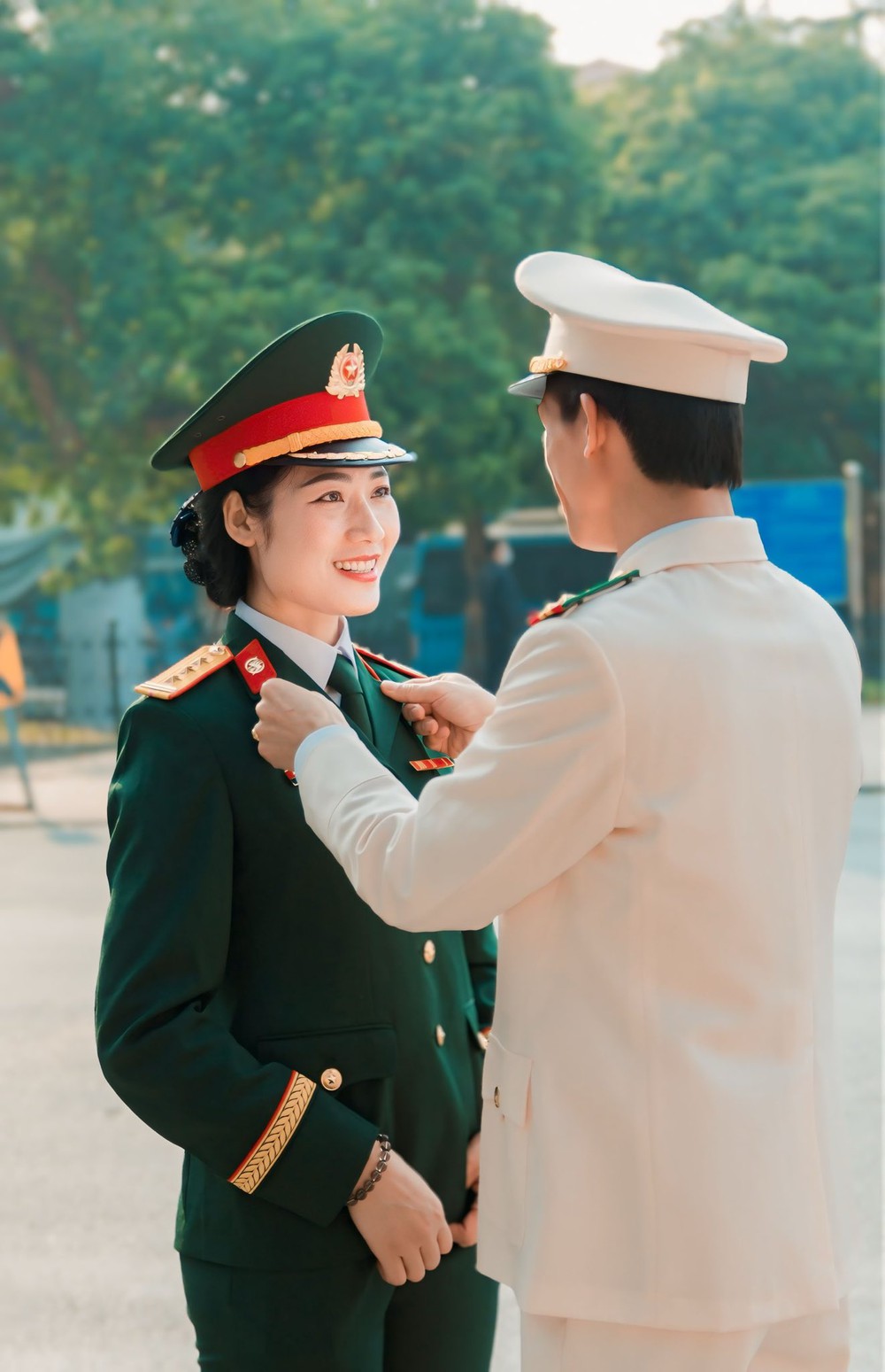 Vợ chồng hoa khôi bóng chuyền Phạm Thị Yến - Đặng Đức Chung