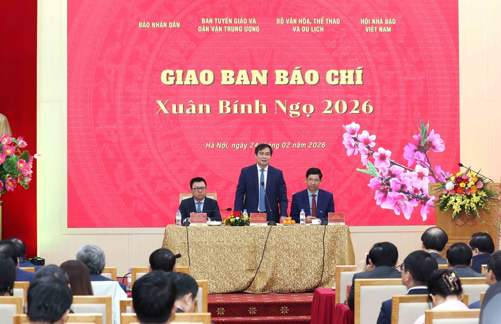 Giao ban Báo chí Xuân Bính Ngọ 2026 - Ảnh 4.