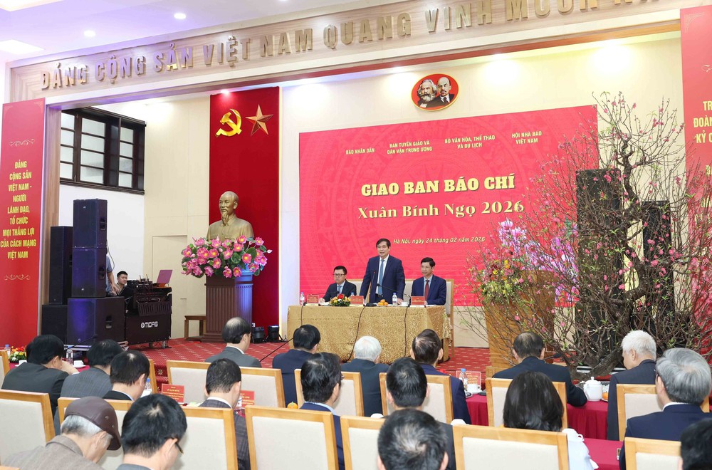 Giao ban Báo chí Xuân Bính Ngọ 2026 - Ảnh 5.