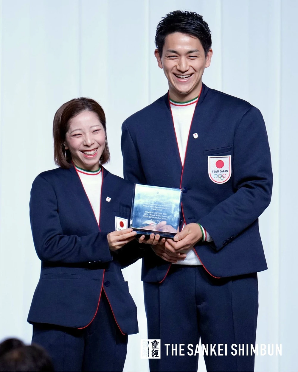 Được vinh danh khi về nước, nữ VĐV trượt băng Nhật Bản khẳng định sẽ thi đấu cùng bạn diễn tới khi giải nghệ - Ảnh 2.