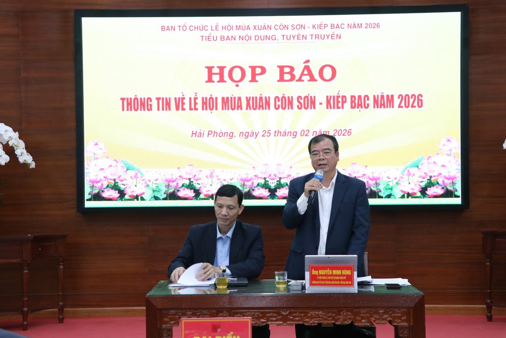 Lễ hội mùa xuân Côn Sơn - Kiếp Bạc năm nay được nâng tầm với nhiều hoạt động đặc sắc - Ảnh 2. Lễ hội mùa xuân Côn Sơn - Kiếp Bạc năm nay được nâng tầm với nhiều hoạt động đặc sắc - Ảnh 2.