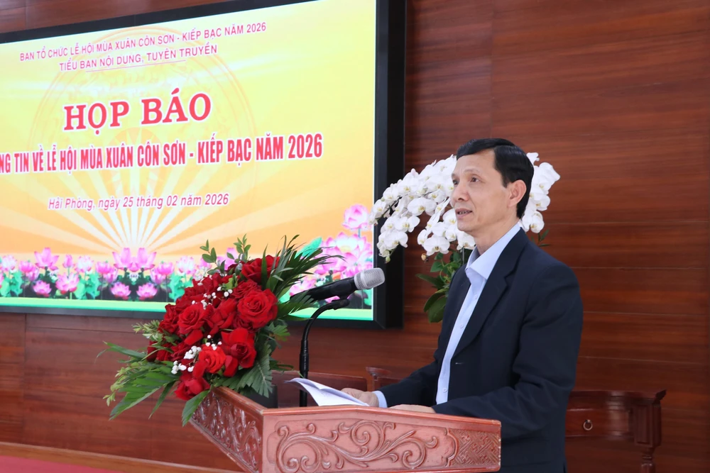 Lễ hội mùa xuân Côn Sơn - Kiếp Bạc năm nay được nâng tầm với nhiều hoạt động đặc sắc - Ảnh 1. Lễ hội mùa xuân Côn Sơn - Kiếp Bạc năm nay được nâng tầm với nhiều hoạt động đặc sắc - Ảnh 1.