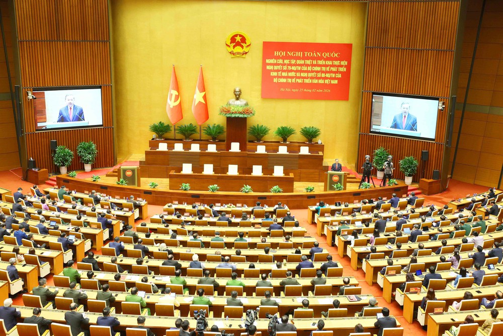 Nghị quyết số 80-NQ/TW: Phát huy tối đa giá trị và sức mạnh văn hóa, con người Việt Nam trong kỷ nguyên mới - Ảnh 3. Nghị quyết số 80-NQ/TW: Phát huy tối đa giá trị và sức mạnh văn hóa, con người Việt Nam trong kỷ nguyên mới - Ảnh 3.