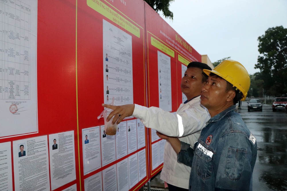 Cử tri TP. Hồ Chí Minh làm việc dài ngày trên biển bỏ phiếu sớm - Ảnh 14.