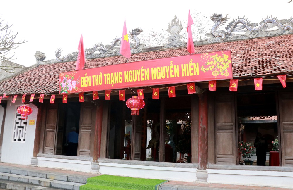 Nét đẹp lễ khai bút trên quê hương Trạng nguyên nhỏ tuổi nhất lịch sử - Ảnh 3. Nét đẹp lễ khai bút trên quê hương Trạng nguyên nhỏ tuổi nhất lịch sử - Ảnh 3.