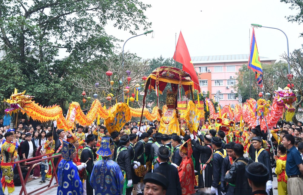  Rộn ràng Lễ hội làng Triều Khúc - Ảnh 2.