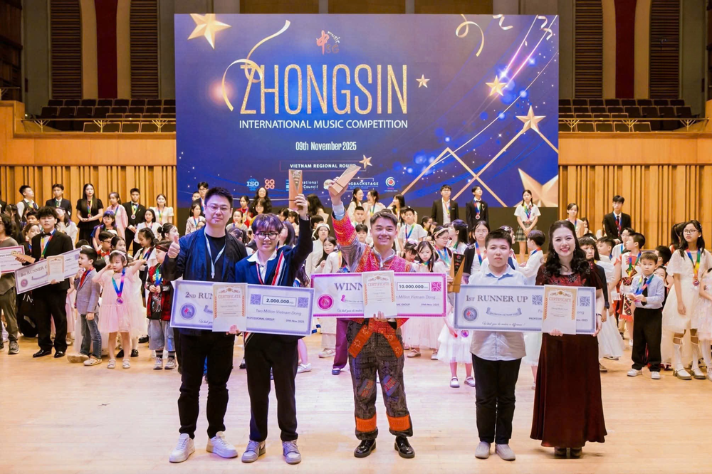 Giàng A Hảng đạt Giải Nhất cuộc thi Quốc tế ZhongSin Khu vực Việt Nam 2025 hạng mục chuyên nghiệp