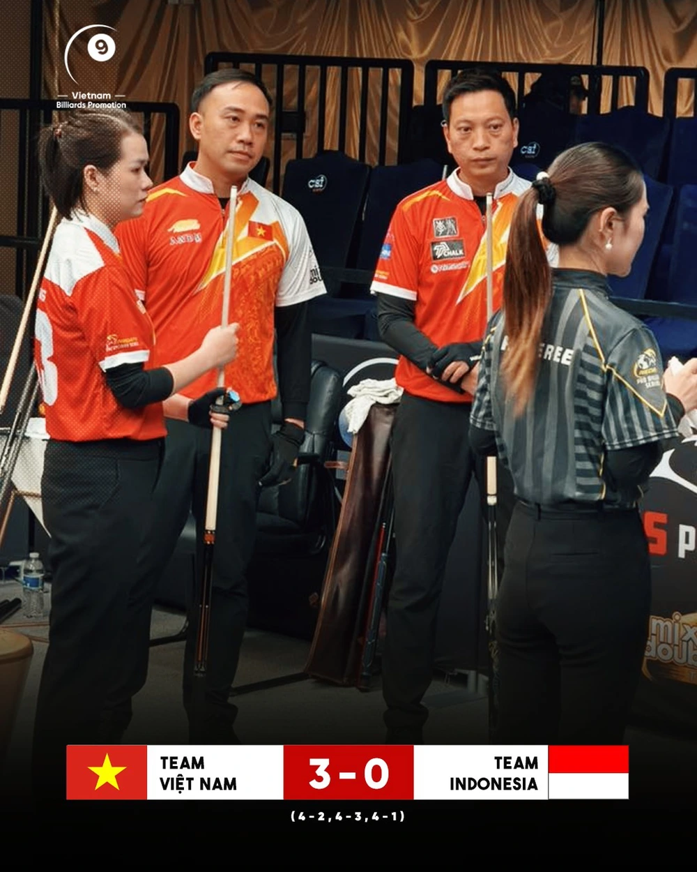 ĐT billiards Việt Nam thua Áo 2-3, dừng chân ở tứ kết giải thế giới - Ảnh 1.