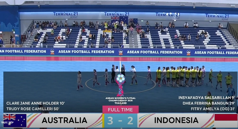 Thắng nghẹt thở Indonesia, Úc giành quyền vào chung kết futsal nữ Đông Nam Á 2026 - Ảnh 2. futsal