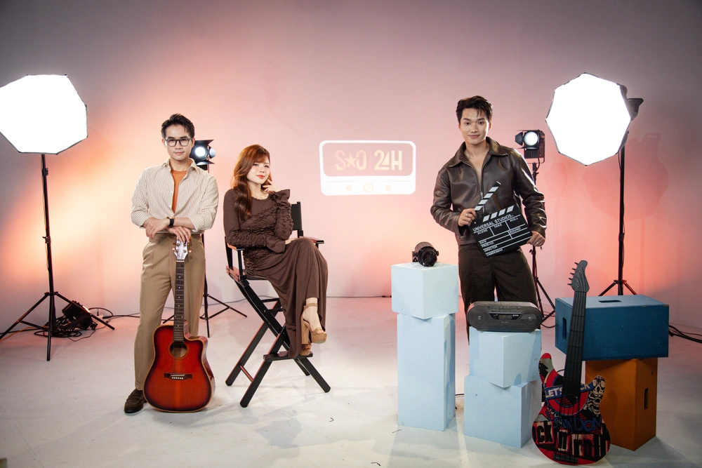 VTV3 ra mắt bản tin giải trí 'Sao 24h' dành cho giới trẻ - Ảnh 7. VTV3 ra mắt bản tin giải trí 'Sao 24h' dành cho giới trẻ - Ảnh 7.