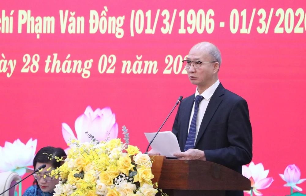 Hội thảo khoa học Đồng chí Phạm Văn Đồng – Nhà lãnh đạo kiên trung, mẫu mực - Ảnh 4. Hội thảo khoa học Đồng chí Phạm Văn Đồng – Nhà lãnh đạo kiên trung, mẫu mực - Ảnh 4.