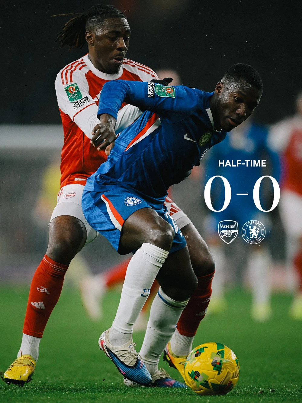 Kai Havert ghi bàn vào lưới Chelsea phút 90+7, Arsenal đoạt vé vào chung kết Cúp Liên đoàn Anh - Ảnh 1.