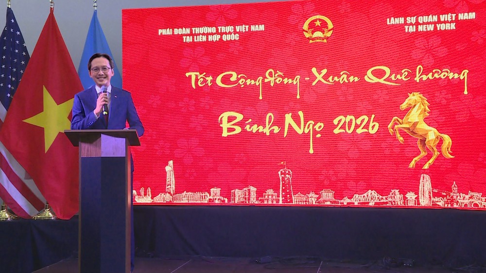 Ấm áp Tết Cộng đồng Bính Ngọ 2026 tại New York - Ảnh 1.