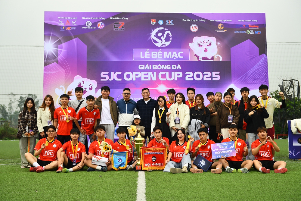 Khép lại một mùa SJC Open Cup 2025 nhiều dấu ấn đổi mới - Ảnh 1.