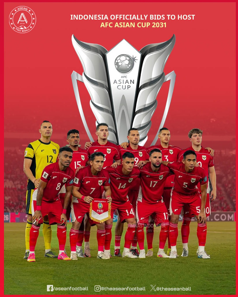 Indonesia chính thức xin đăng cai Asian Cup 2031, cạnh tranh nhiều đối thủ nặng ký - Ảnh 1.