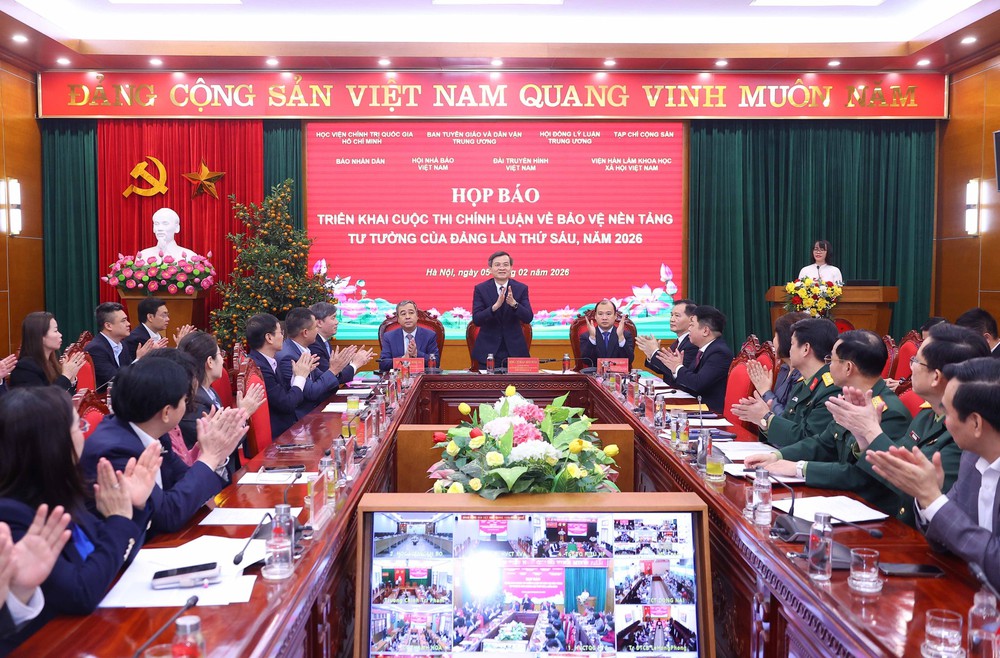 Phát động Cuộc thi chính luận về bảo vệ nền tảng tư tưởng của Đảng lần thứ Sáu, năm 2026 - Ảnh 1.