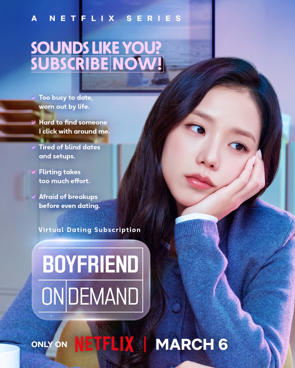 Jisoo Blackpink hóa thân vào chuyện tình ảo trong sê-ri Netflix "Boyfriend On Demand" - Ảnh 3. Jisoo Blackpink hóa thân vào chuyện tình ảo trong sê-ri Netflix "Boyfriend On Demand" - Ảnh 3.