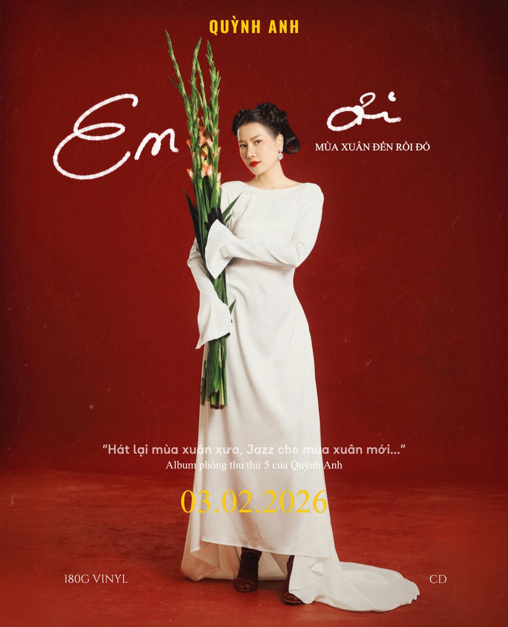Sao Mai Quỳnh Anh: Kết hợp nghệ sĩ quốc tế làm đĩa than “Em ơi mùa xuân đến rồi đó” - Ảnh 1.