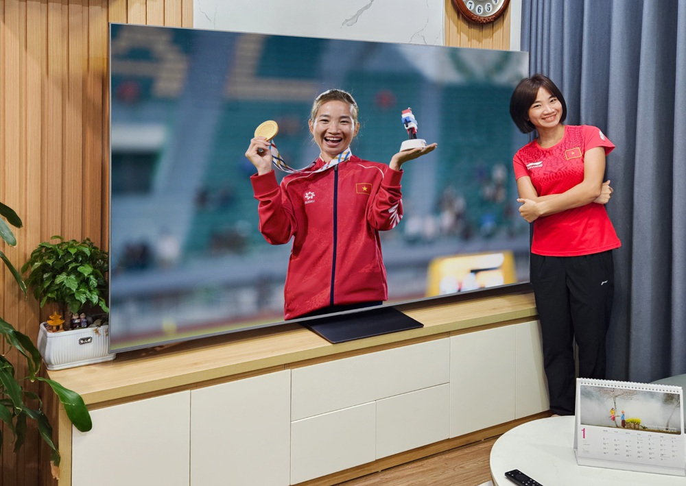 Hoà nhịp chiến thắng, TCL mang Tết bừng sắc đến cho các vận động viên - Ảnh 3.