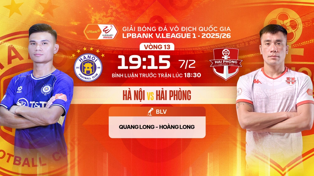 Lịch thi đấu bóng đá hôm nay 7/2: Trực tiếp Ninh Bình vs Hoàng Anh Gia Lai, Hà Nội vs Hải Phòng - Ảnh 1.