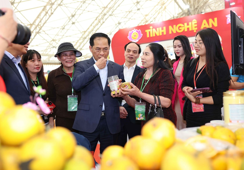 Phó Thủ tướng Bùi Thanh Sơn kiểm tra tình hình Hội chợ mùa Xuân 2026 - Ảnh 9. Phó Thủ tướng Bùi Thanh Sơn kiểm tra tình hình Hội chợ mùa Xuân 2026 - Ảnh 9.