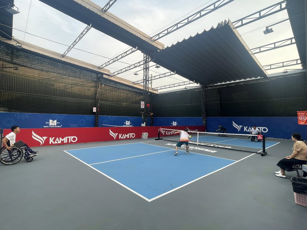 Ấn tượng nghị lực và ý chí vươn lên Giải Pickleball Paralympic Việt Nam 2026  - Ảnh 1.